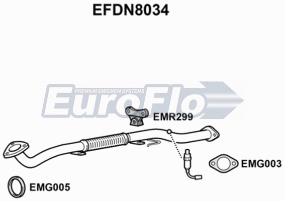 Exhaust Pipe (EFDN8034)