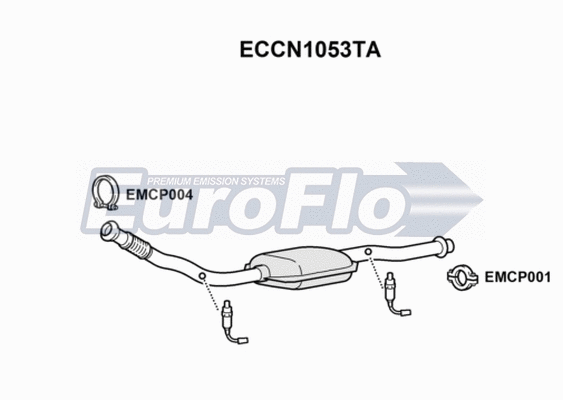 Catalytic Converter (ECCN1053TA)