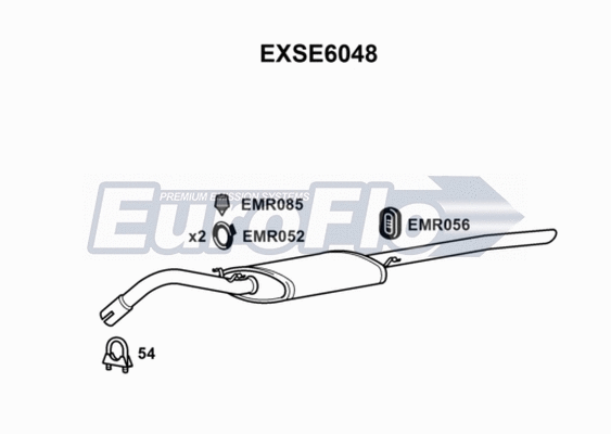 Rear Muffler (EXSE6048)