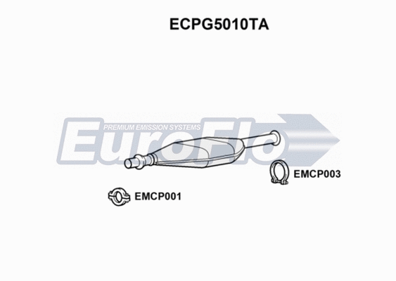 Catalytic Converter (ECPG5010TA)