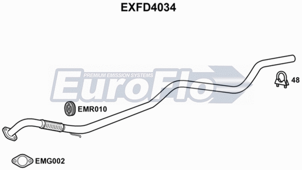 Exhaust Pipe (EXFD4034)
