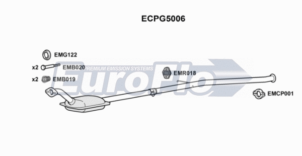 Catalytic Converter (ECPG5006)