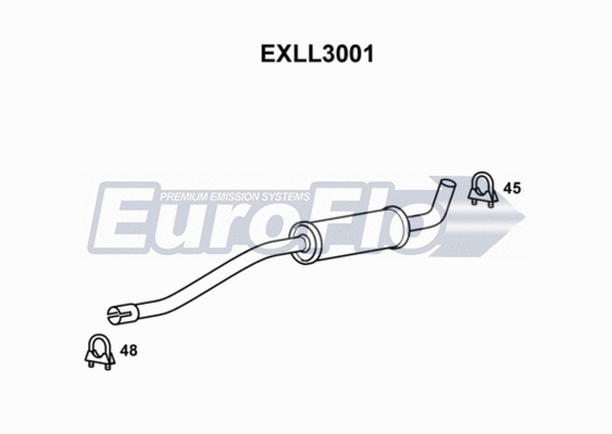 Centre Muffler (EXLL3001)