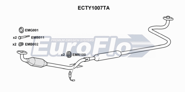 Catalytic Converter (ECTY1007TA)