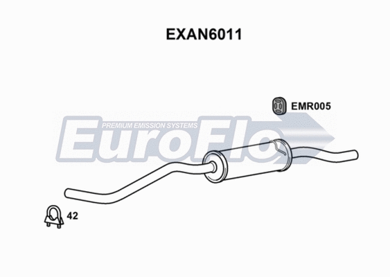 Rear Muffler (EXAN6011)