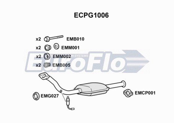 Catalytic Converter (ECPG1006)
