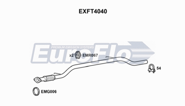 Exhaust Pipe (EXFT4040)
