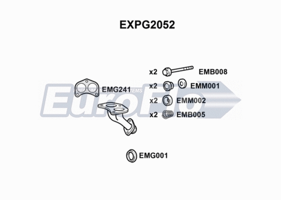 Exhaust Pipe (EXPG2052)
