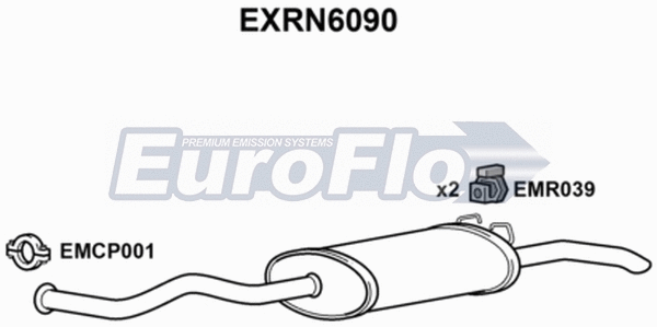Rear Muffler (EXRN6090)