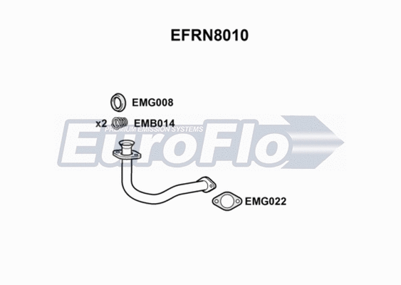 Exhaust Pipe (EFRN8010)