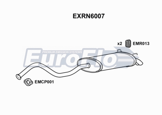 Rear Muffler (EXRN6007)