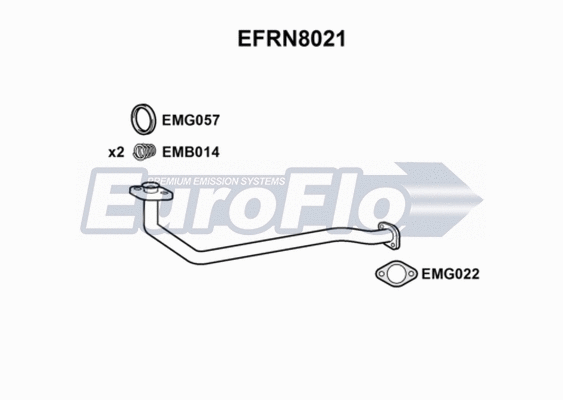 Exhaust Pipe (EFRN8021)