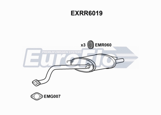 Rear Muffler (EXRR6019)