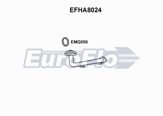 Exhaust Pipe (EFHA8024)