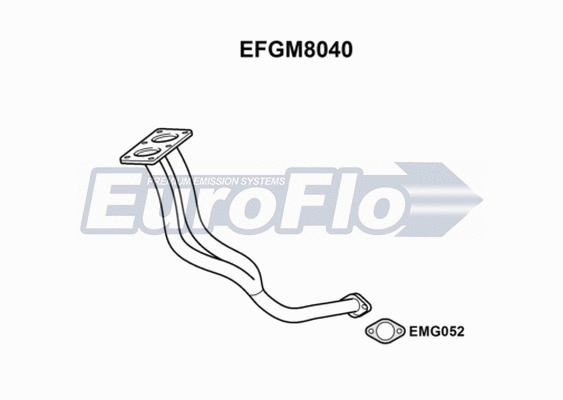 Exhaust Pipe (EFGM8040)