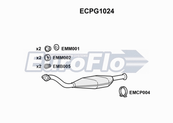Catalytic Converter (ECPG1024)