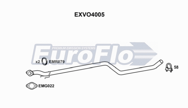 Exhaust Pipe (EXVO4005)