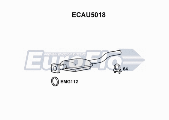 Catalytic Converter (ECAU5018)