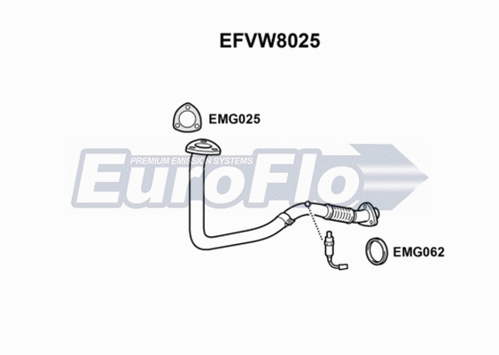 Exhaust Pipe (EFVW8025)