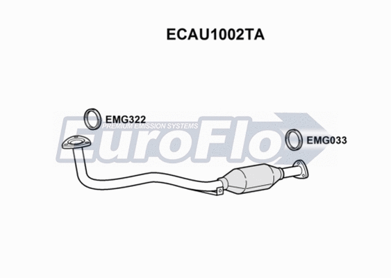 Catalytic Converter (ECAU1002TA)