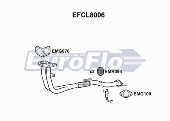Exhaust Pipe (EFCL8006)