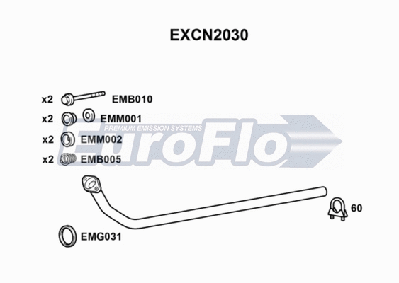 Exhaust Pipe (EXCN2030)