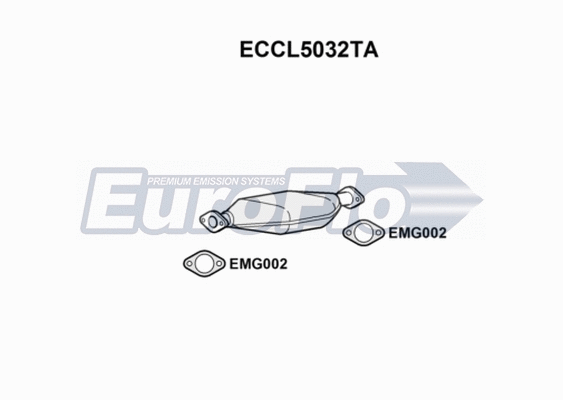 Catalytic Converter (ECCL5032TA)