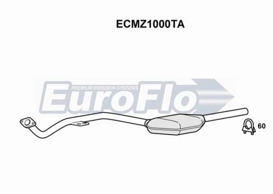 Catalytic Converter (ECMZ1000TA)