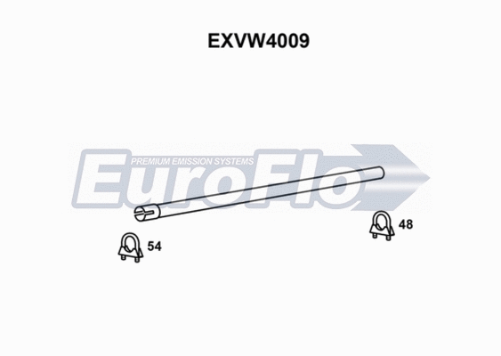 Exhaust Pipe (EXVW4009)