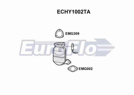 Catalytic Converter (ECHY1002TA)