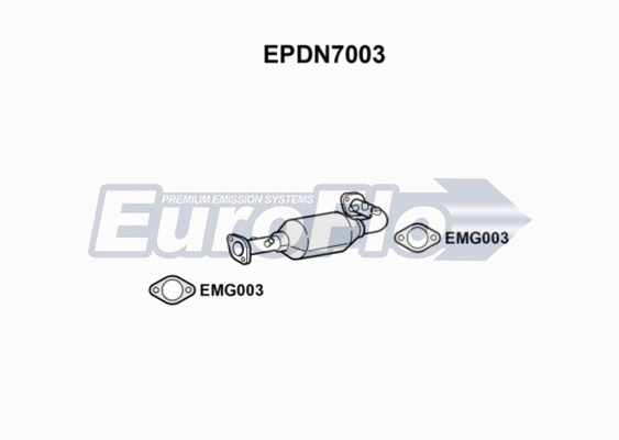 Soot/Particulate Filter, exhaust system (EPDN7003)
