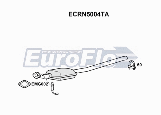 Catalytic Converter (ECRN5004TA)
