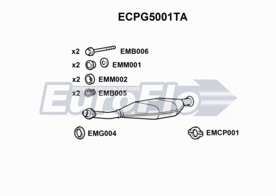 Catalytic Converter (ECPG5001TA)