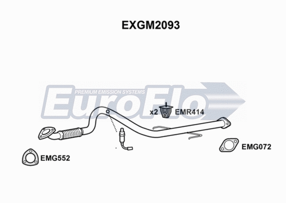 Exhaust Pipe (EXGM2093)