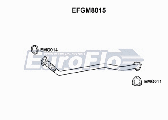Exhaust Pipe (EFGM8015)