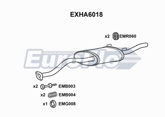 Rear Muffler (EXHA6018)
