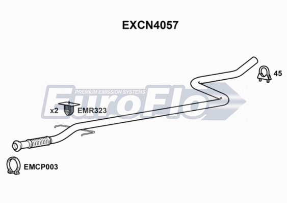 Exhaust Pipe (EXCN4057)