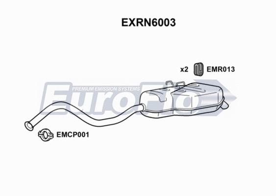 Rear Muffler (EXRN6003)