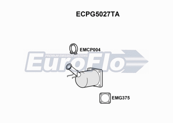 Catalytic Converter (ECPG5027TA)