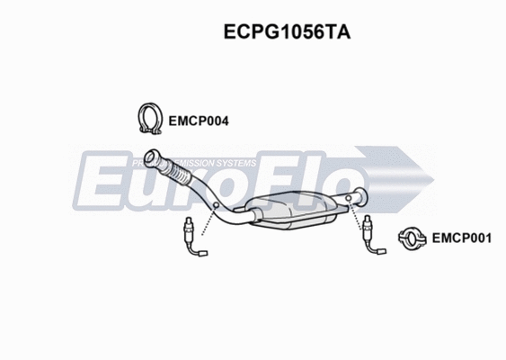 Catalytic Converter (ECPG1056TA)