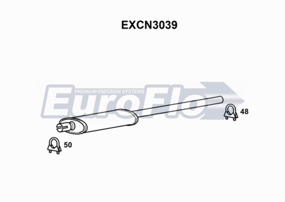 Centre Muffler (EXCN3039)