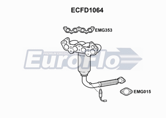 Catalytic Converter (ECFD1064)