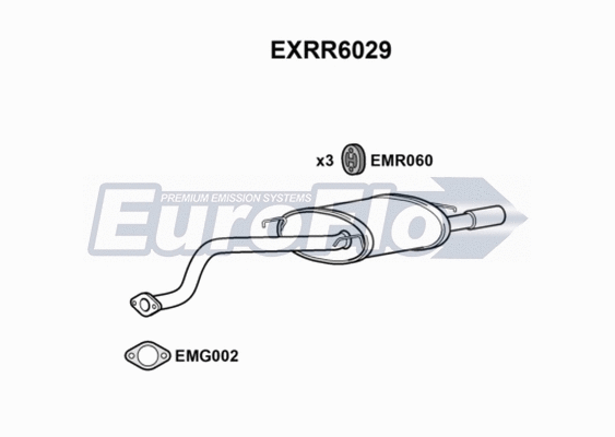Rear Muffler (EXRR6029)