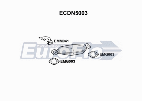 Catalytic Converter (ECDN5003)