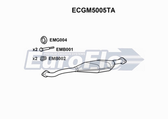 Catalytic Converter (ECGM5005TA)