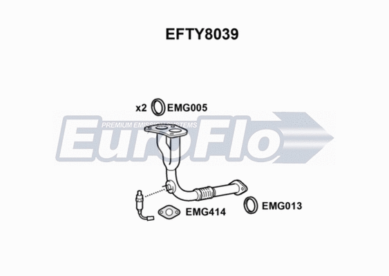 Exhaust Pipe (EFTY8039)