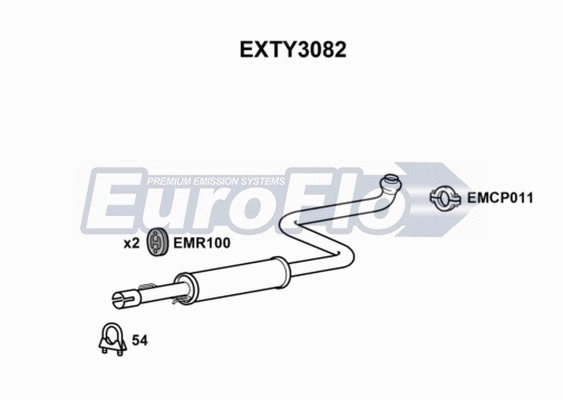 Centre Muffler (EXTY3082)
