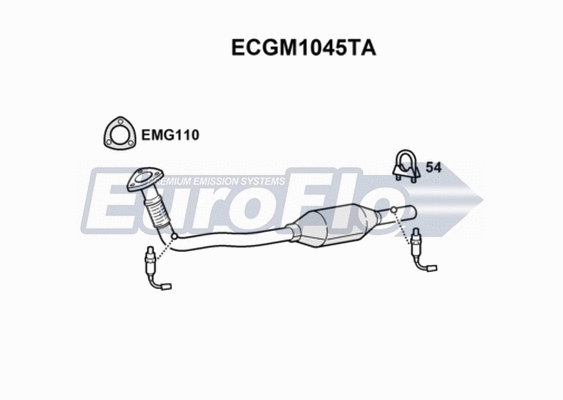 Catalytic Converter (ECGM1045TA)