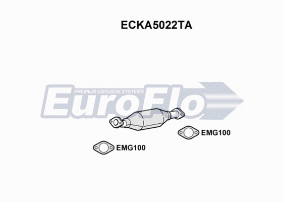 Catalytic Converter (ECKA5022TA)