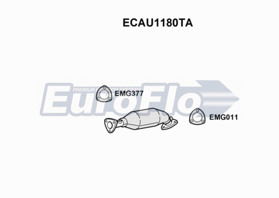 Catalytic Converter (ECAU1180TA)